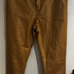 Lilly Pulitzer Shimmering Gold Trousers